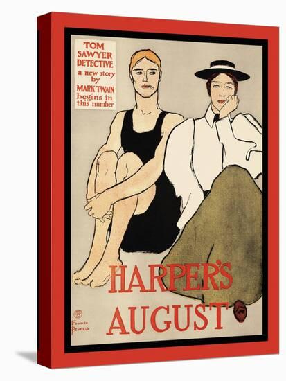 Harper's August-Edward Penfield-Stretched Canvas