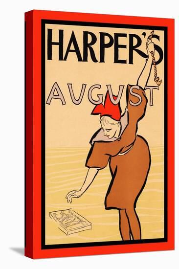 Harper's August-Edward Penfield-Stretched Canvas