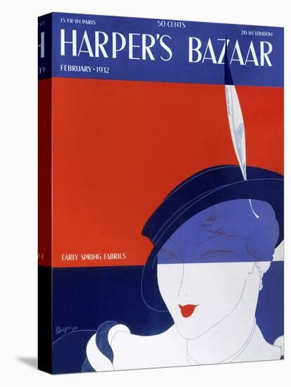 Harper's Bazaar, February 1932-null-Stretched Canvas