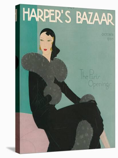 Harper's Bazaar, October 1930-null-Stretched Canvas