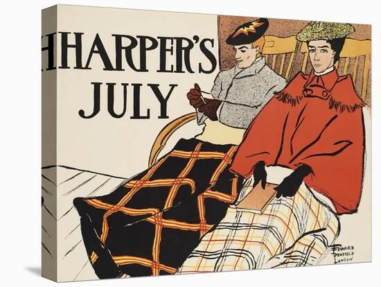 Harper's July-Edward Penfield-Stretched Canvas