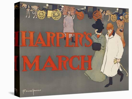 Harper's March-Edward Penfield-Stretched Canvas