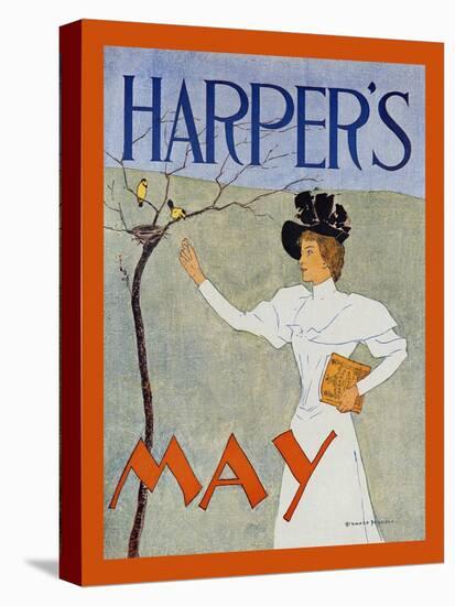 Harper's May-Edward Penfield-Stretched Canvas