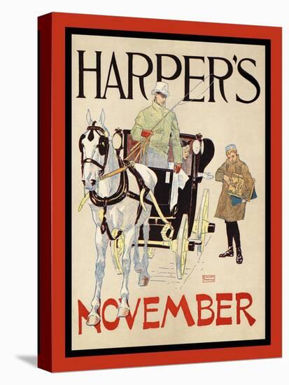 Harper's November-Edward Penfield-Stretched Canvas