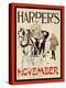 Harper's November-Edward Penfield-Stretched Canvas