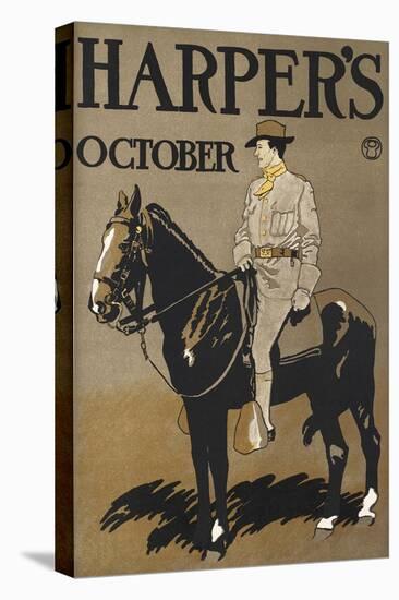 Harper's October-Edward Penfield-Stretched Canvas