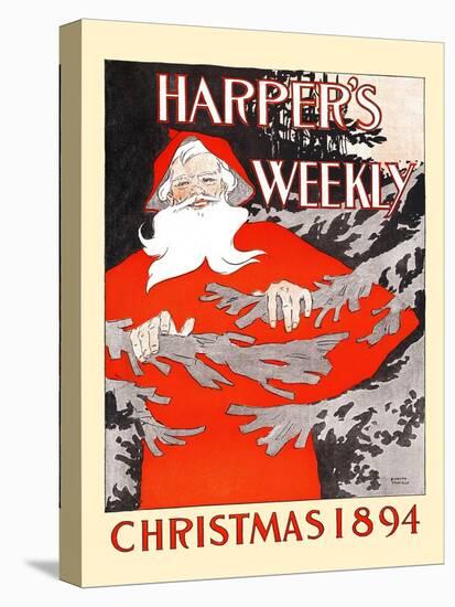 Harper's Weekly, Christmas 1894-Edward Penfield-Stretched Canvas