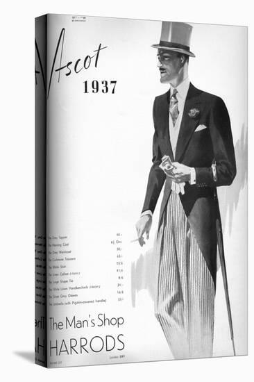 Harrods: the Mans Shop - Ascot 1937, 1937-null-Premier Image Canvas