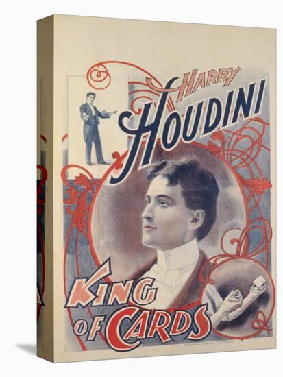 Harry Houdini, King of Cards, 1895-American School-Premier Image Canvas