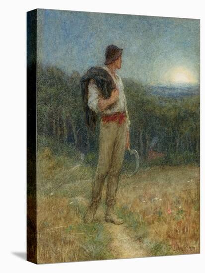 Harvest Moon, 'Globed in Mellow Splendour', 1879-Helen Allingham-Premier Image Canvas