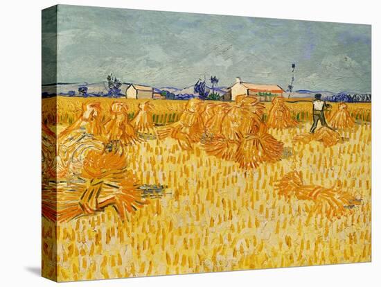 Harvest. Oil on canvas.-Vincent van Gogh-Premier Image Canvas