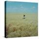 Harvest Story: Farmer Stands Chest Deep in Wheat, Texas-Ralph Crane-Premier Image Canvas