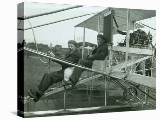 Harvey Crawford in Biplane, 1912-Marvin Boland-Premier Image Canvas