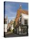 Harvey's Brewery Shop on Cliffe High Street, with the Brewery Behind, Lewes, East Sussex-Hazel Stuart-Premier Image Canvas