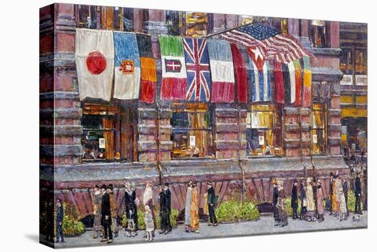 Hassam: Allied Flags, 1917-Childe Hassam-Premier Image Canvas