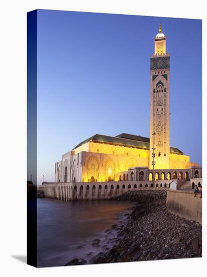 Hassan Ii Mosque in Casablanca, the Third Largest in World after Those at Mecca and Medina, Morocco-Julian Love-Premier Image Canvas