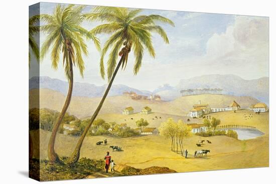 Haughton Court, Hanover, Jamaica, C.1820 (W/C on Paper)-James Hakewill-Premier Image Canvas