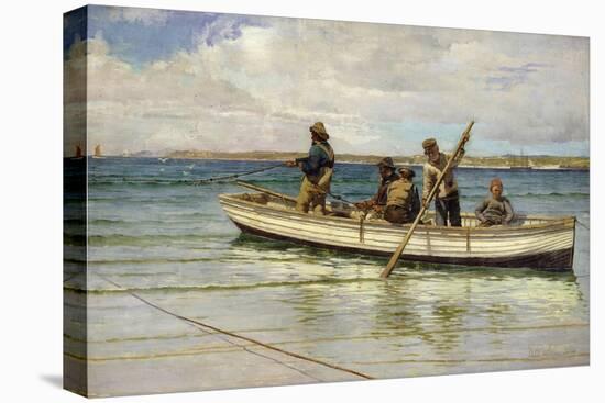 Hauling in the Catch-William Henry Bartlett-Premier Image Canvas