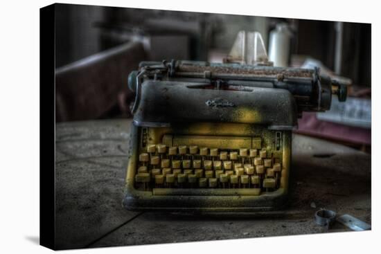Haunted Interior with Typewriter-Nathan Wright-Premier Image Canvas