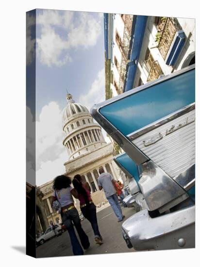 Havana, Vintage American Cars, Havana, Cuba-Paul Harris-Premier Image Canvas