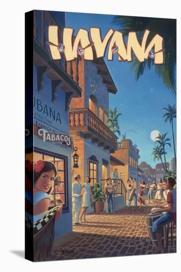 Havana-Kerne Erickson-Stretched Canvas
