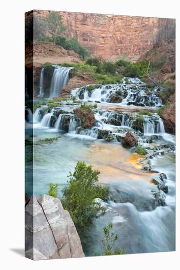 Havasu Waterfall on the Havasupai Reservation in Arizona, USA-Chuck Haney-Premier Image Canvas