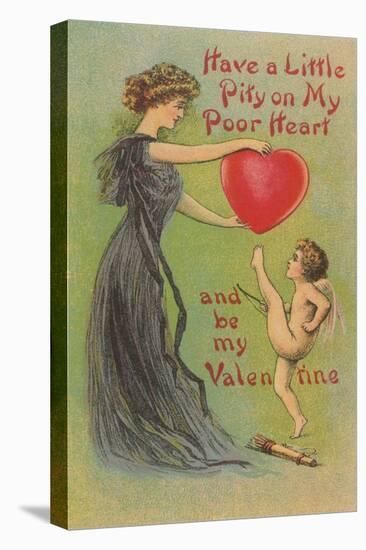 Have Pity on my Heart, Victorian Valentine-null-Stretched Canvas