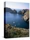 Havre Gosselin, Looking North to Gouliot Headland, West Coast, Sark, Channel Islands-Geoff Renner-Premier Image Canvas