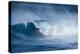 Hawaii, Maui. Kai Lenny Surfing Monster Waves at Pe'Ahi Jaws, North Shore Maui-Janis Miglavs-Premier Image Canvas