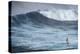 Hawaii, Maui. Robby Naish Windsurfing Monster Waves at Pe'Ahi Jaws, North Shore Maui-Janis Miglavs-Premier Image Canvas