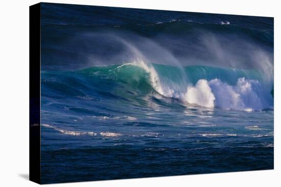 Hawaii, Oahu, Large Waves Along the Pipeline Beach-Terry Eggers-Premier Image Canvas