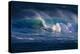 Hawaii, Oahu, Large Waves Along the Pipeline Beach-Terry Eggers-Premier Image Canvas