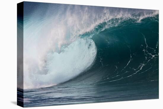 Hawaii, Oahu, Large Waves Along the Pipeline Beach-Terry Eggers-Premier Image Canvas