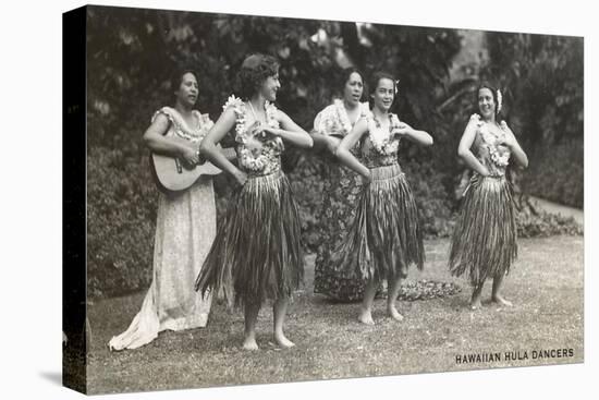 Hawaiian Hula Dancers-null-Stretched Canvas