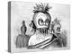 Hawaiian Man Wearing a Gourd Mask, 18th Century-John Webber-Premier Image Canvas