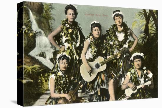 Hawaiian Music Girls-null-Stretched Canvas