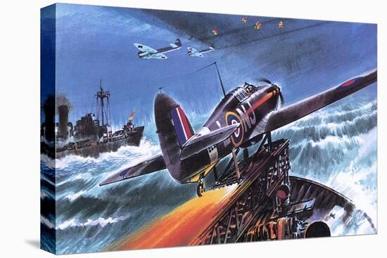 Hawker Hurricane-Wilf Hardy-Premier Image Canvas