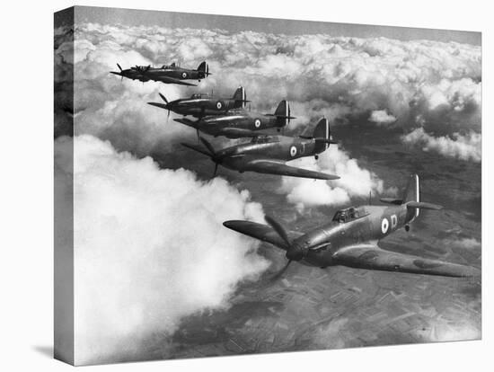 Hawker Hurricanes in Flight-null-Premier Image Canvas