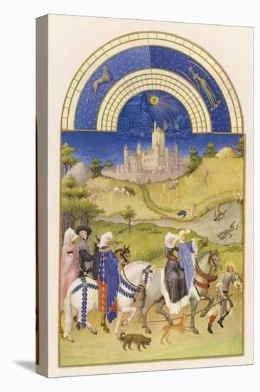 Hawking in Medieval France-Pol De Limbourg-Stretched Canvas