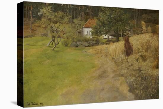 Haymaking, 1889-Fritz Thaulow-Premier Image Canvas