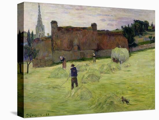 Haymaking in Brittany, 1888-Paul Gauguin-Premier Image Canvas