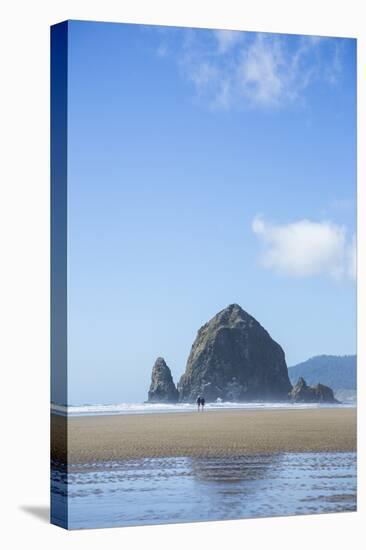 Haystack Rock In Cannon Beach, Oregon-Justin Bailie-Premier Image Canvas