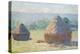 Haystacks, 1891-Claude Monet-Premier Image Canvas