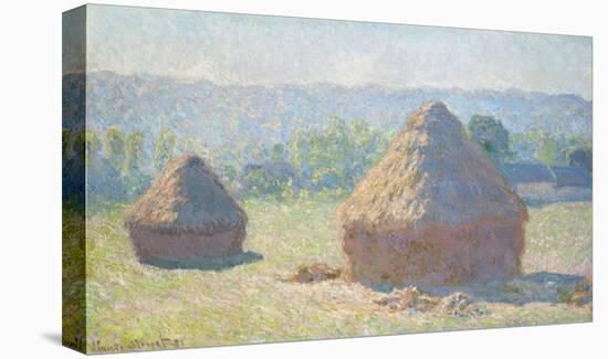 Haystacks, End of Summer, 1891-Claude Monet-Stretched Canvas