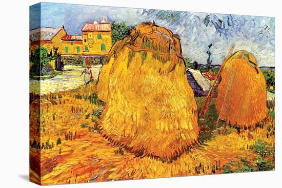 Haystacks in Provence, 1888-Vincent van Gogh-Premier Image Canvas