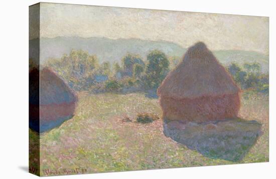 Haystacks, Midday, 1890-Claude Monet-Stretched Canvas