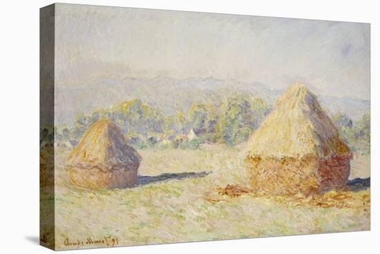 Haystacks, Morning Effect-Claude Monet-Premier Image Canvas