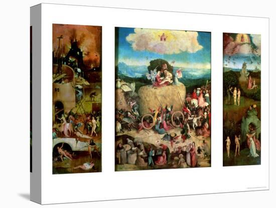 Haywain (Triptych)-Hieronymus Bosch-Premier Image Canvas