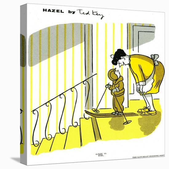 Hazel Cartoon-Ted Key-Premier Image Canvas