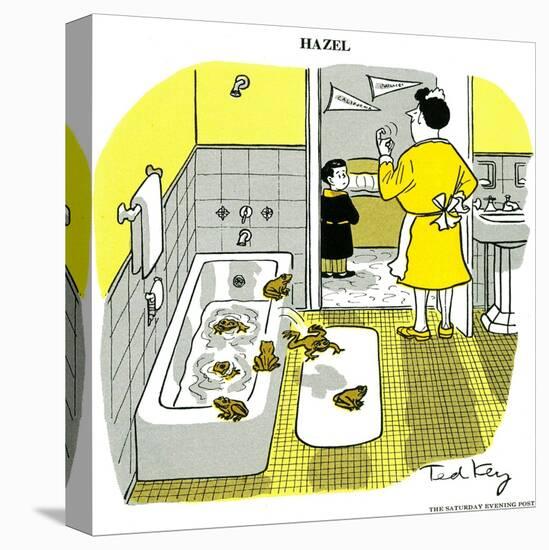 Hazel Cartoon-Ted Key-Premier Image Canvas